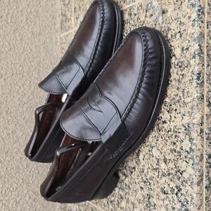 Classic Dark Brown Leather Tassel Loafers